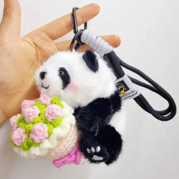 크리스마스 특가 PANDA 꽃다발 봉제 인형