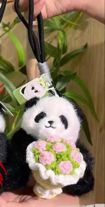 크리스마스 특가 PANDA 꽃다발 봉제 인형
