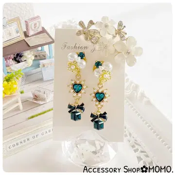 반짝반짝 A급 유리 스톤 :*비쥬 핸드메이드 귀걸이or귀찌