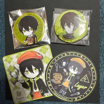 컴퍼스 영야 (캔 배지 2종, 코스터 2종)