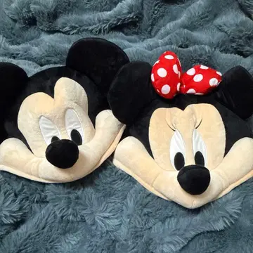 미키 & 미니 캡 봉제 인형