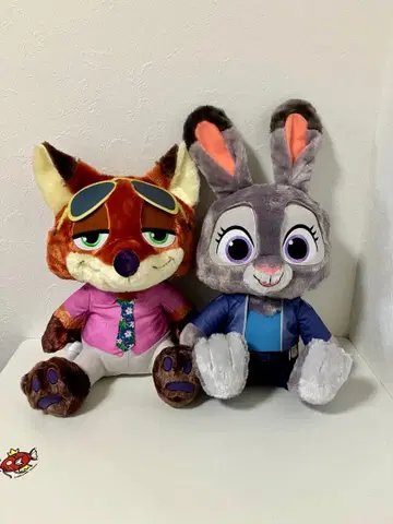 주토피아2 슈퍼 라지 봉제 인형 주디 & 닉