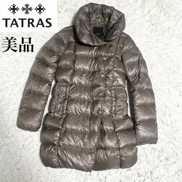 [ 새상품급 ] TATRAS 타트라스 다운 코트 사이즈 2 숄카라 브론즈