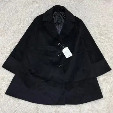 [택 포함 새상품] COMME CA ISM 플레어 코트 A라인 코트 블랙