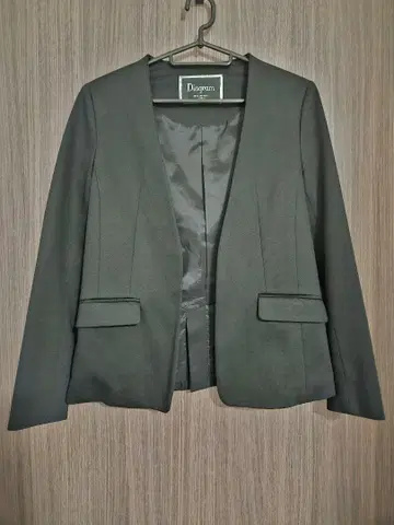 Diagram 노카라 자켓 GRACE CONTINENTAL 블랙