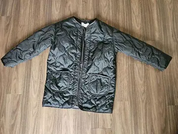 A DAY IN THE LIFE 퀼팅 자켓 블랙