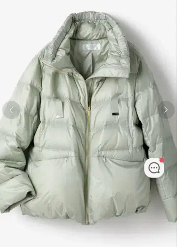 새상품 광택 Air 다운 스탠드 카라 코트