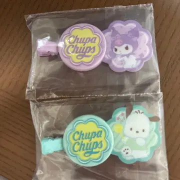 익명 배송 산리오 츄파춥스 콜라보 헤어 클립