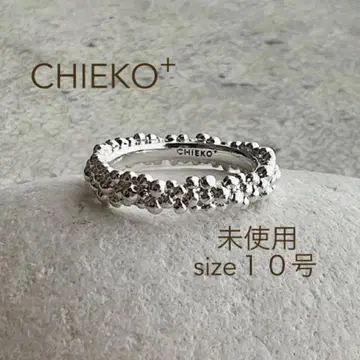 [ 미사용 ] CHIEKO+ caviar ring 실버 10호