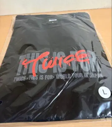 TWICE THIS IS FOR popup T셔츠 BLACK 채영