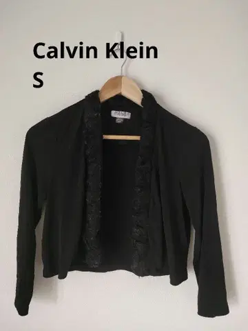 Calvin Klein 블랙 가디건 S 여성용 드레스용 겉옷