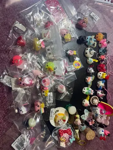 홋페짱 산보석 묶음 판매 키링