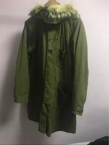 피그벨 카키 모즈 코트 사이즈 2 라이너 포함