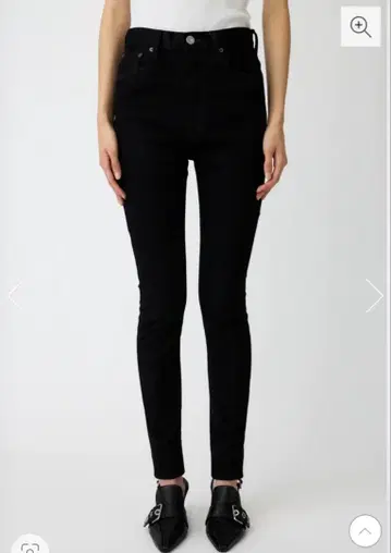 MOUSSY 블랙 스키니 데님 26