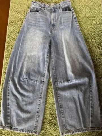 이시카와라보 상품 [ 시니컬 데님 ] 인기 커브 코쿤 블루