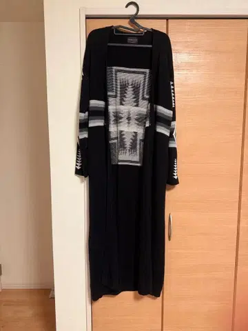 PENDLETON 기하학 패턴 롱 가디건 새상품급 펜들턴