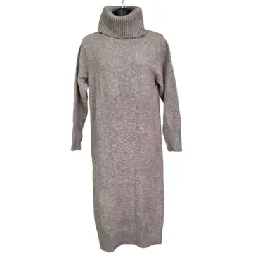 UNIQLO 유니클로 원피스 그레이지 울 롱 터틀넥