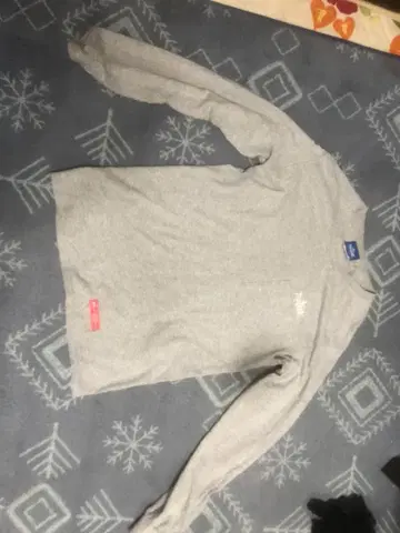 PHATRNK 그레이 긴팔 티셔츠 S