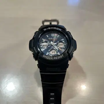 G-SHOCK 블랙 아날로그 디지털 시계