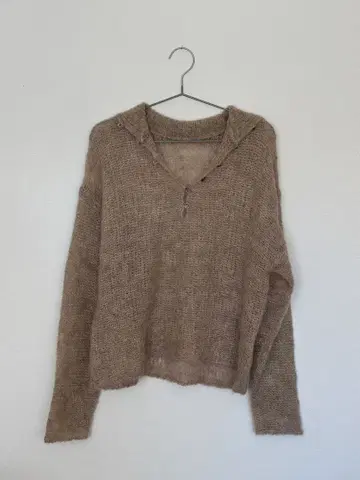 새상품급 plage ALPACA MIX BUTTON 니트