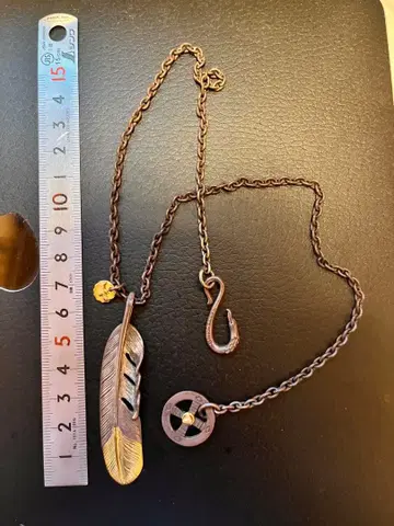 태디앤킹 선금 페더 치비 메탈 체인 세트