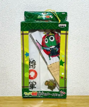 개구리 중사 케로로 케로로 장군 부채 & 케이스 세트