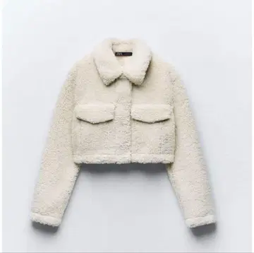 ZARA 보아 자켓 크롭 기장