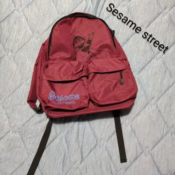 [ 택 포함 ] 세서미 스트릿 백팩 ( 크림슨 ) 카운트 폰 카운트 백작