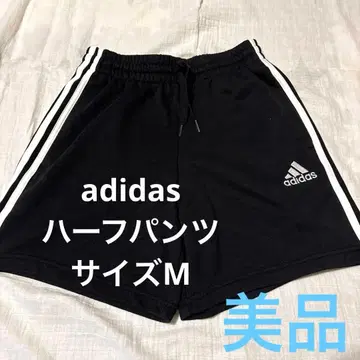 [ 새상품급 ] adidas 하프 팬츠 3 라인 블랙