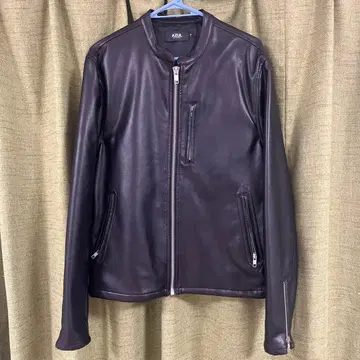 AZUL 블랙 가죽 라이더 자켓