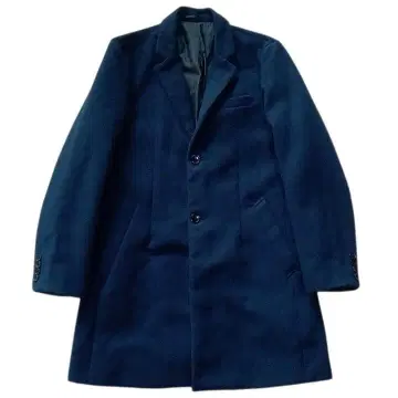 고품질 시맨틱 디자인 체스터 코트 L 네이비