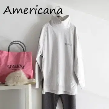 Americana 아메리카나 하이넥 토레이너 오버 사이즈