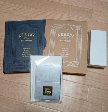 ARASHI 20th Anniversary FC 한정판 사진 스와로브스키
