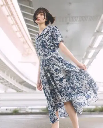 hazama 하라마. 여름의 원피스 Blue S