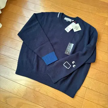 ANYA HINDMARCH 네이비 스웨터 XL 새상품