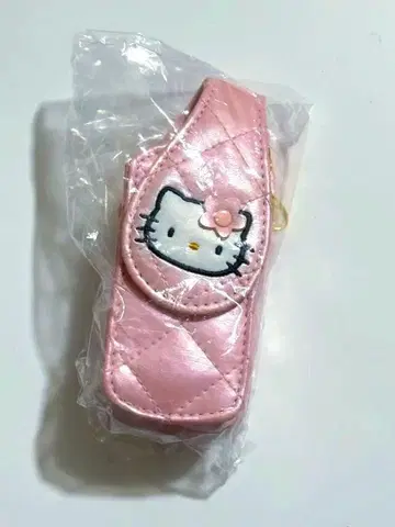 산리오 헬로키티 핑크 퀼트 휴대폰 케이스