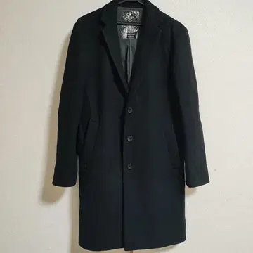 남성용 롱 코트 블랙 체스터 코트 RAGEBLUE 포멀