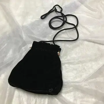 벨벳&골드 가마구치 숄더 핸드백