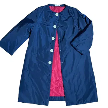 마치코진토 발수 충전솜 롱 코트 노카라