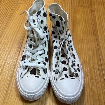 컨버스 올스타 달마시안 하이컷 24.5 미사용 새상품