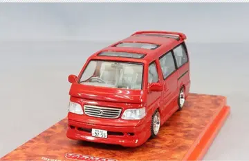Tarmac 1/64 도요타 하이 에이스 왜건 커스텀 레드