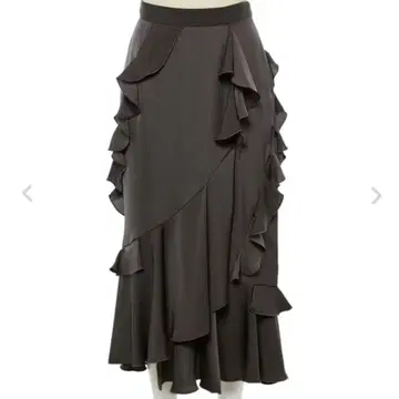 프레이 아이디 프릴 롱 스커트 그레이 사이즈 0