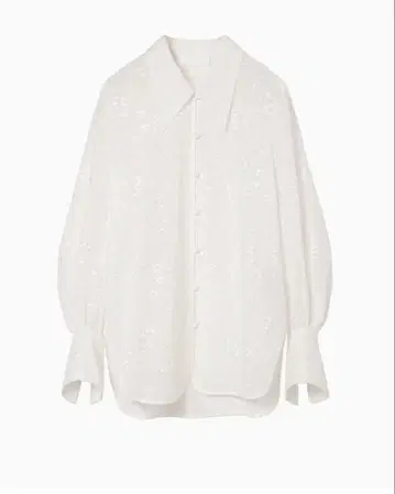 트리아세테이트 조젯 플로럴 자수