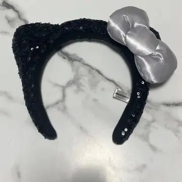 USJ 머리띠 키티 블랙 스팽글 유니버셜 키티 익명 배송