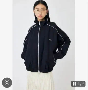 MOUSSY 오버사이즈 블루종
