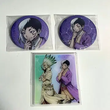 Dr.STONE ANIBUS 아사기리 겐 캔뱃지 아크릴 카드