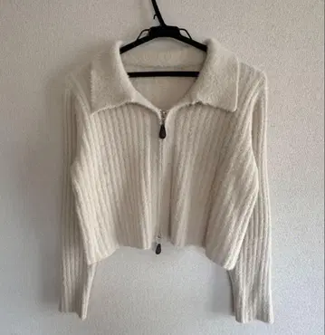 한국 구매 샤기 니트 후드티