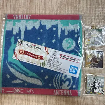 미세스 제일복권 자카드 타월 안테나 메탈 참 3점