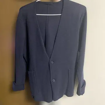 LACOSTE AH702EL 네이비 가디건 166