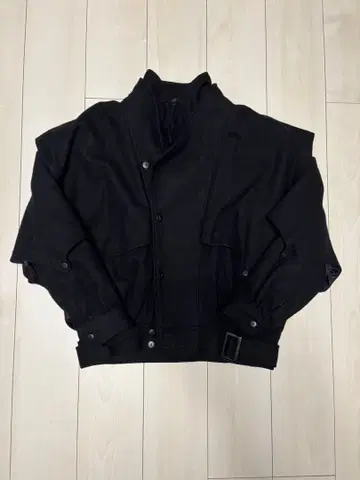 archive 울 블루종 자켓 짧은 기장